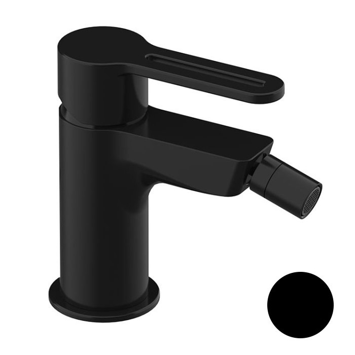 Miscelatore Monocomando per Bidet senza Foro NERO OPACO