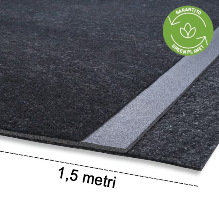 Isolante acustico Isolmant Polimuro 12mm per pareti con intercapedini, rotolo 1,5x50mt (75mq)