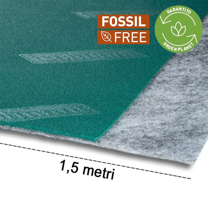 Isolante acustico sottomassetto Isolmant UnderSpecial Fossil Free 15mm, rotolo 1,5x25mt (37,5mq)